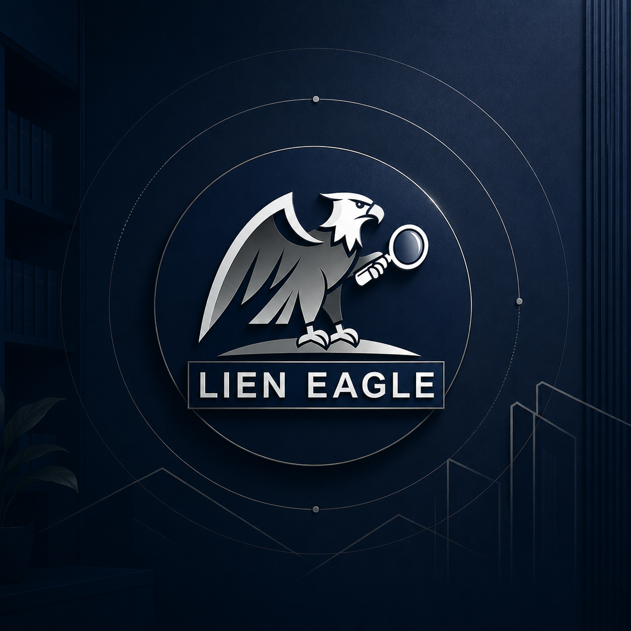 Lien Eagle branded precision and research graphic